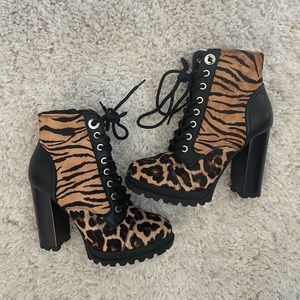 Brand New Aldo Animal Print Boots